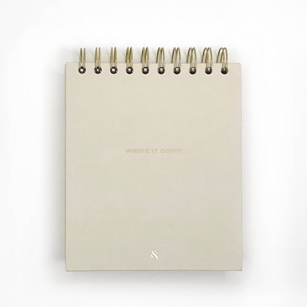 Chic Spiral Desktop Notepad